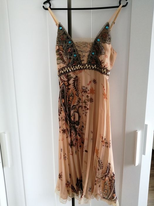 Rochie de vara sau ocazie eleganta lunga cu bretele model deosebit