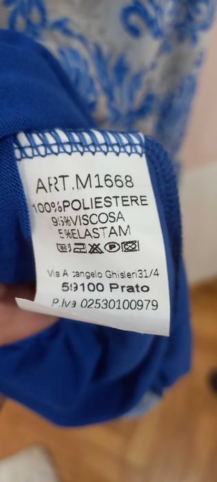 Рокля, нова, дължина под коляното, универсален размер, мода Италия