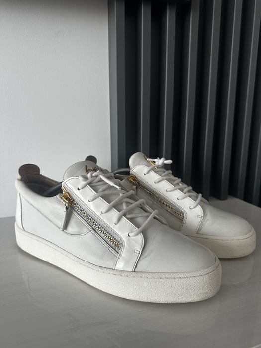 Giuseppe Zanotti low white&gold