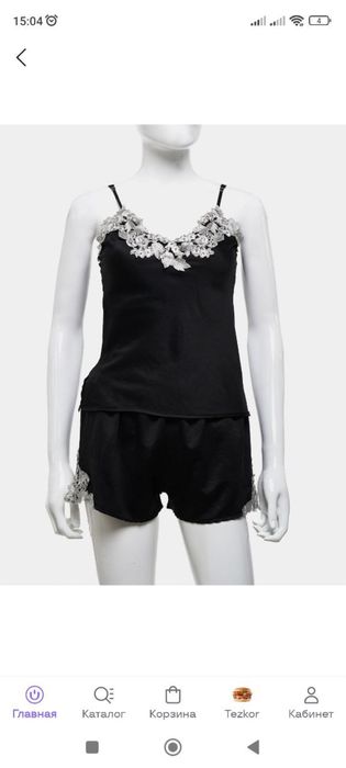 Пеньюар женский шорты и майка