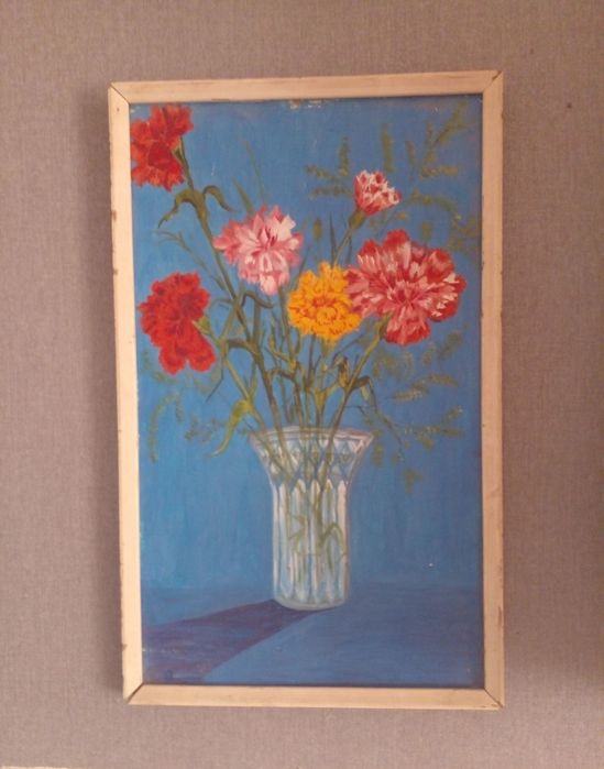 Картина "Цветы в вазе"