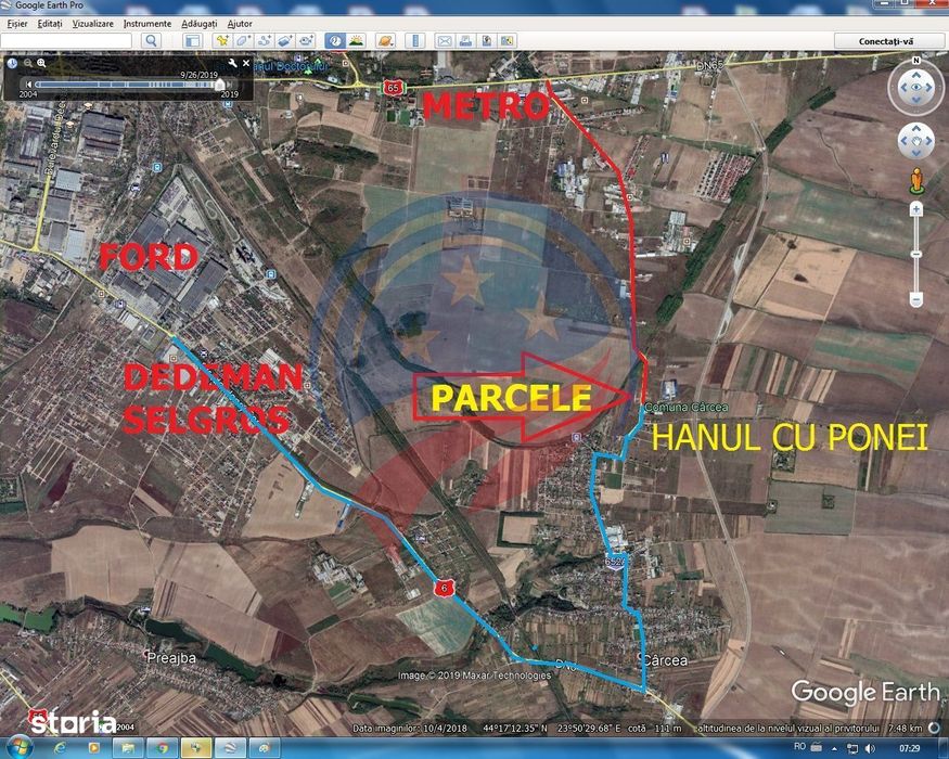 Teren de vanzare/Carcea/Hanul cu Ponei