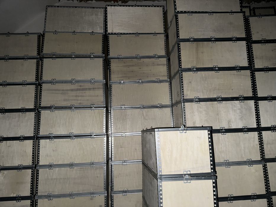 Метал асосли фанер яшик