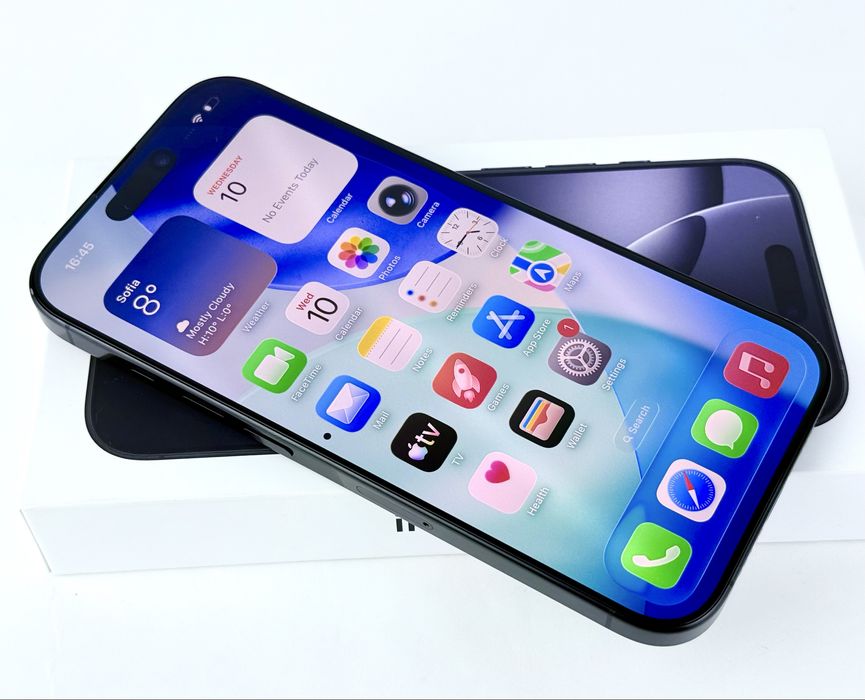 Apple iPhone 16 Pro 256GB Black Titanium 100% Батерия