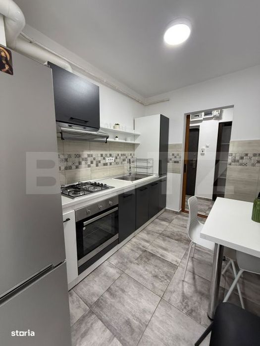 Apartament de inchiriat, 50 mp, 2 camere, mobilat, zona Tiglina 2