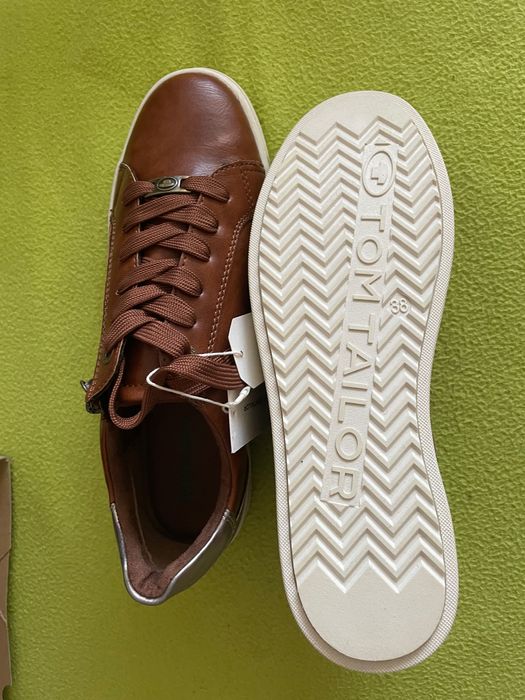 Чисто нови Tom Tailor кожени сникърси