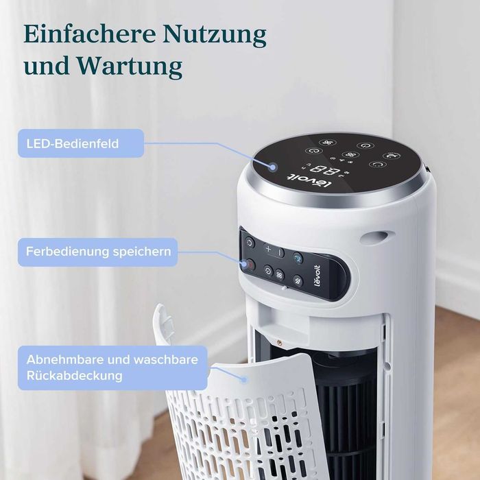 Куловен вентилатор с 4 режима, 5 скорости с дистанционно управление