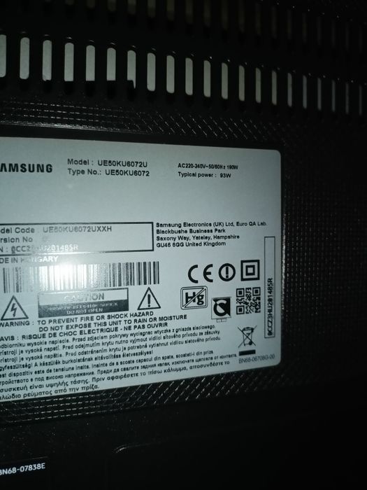Телевизор samsung 50
