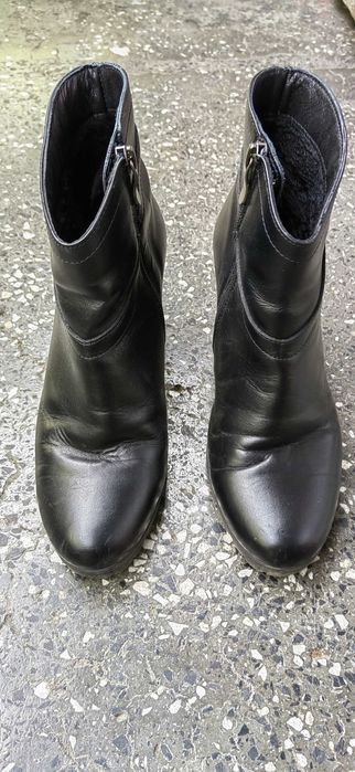 Обувки на ток естествена кожа