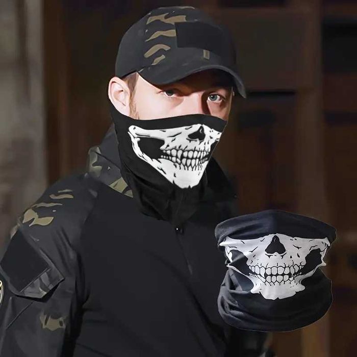 Cagula Multifunctionala - Ghost - Call of Duty - Skull - Motor