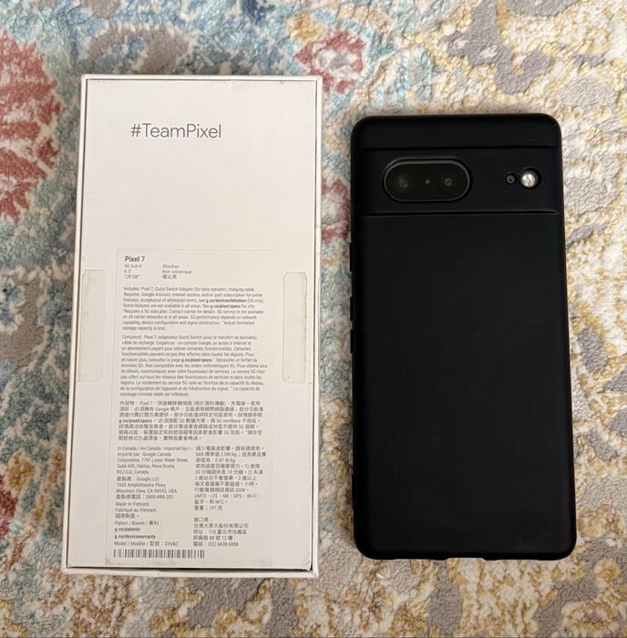 Google pixel 7 с коробкой