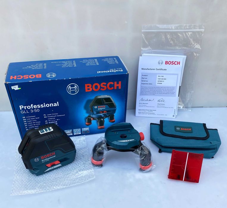 BOSCH GLL 3-50 - Нов линеен лазерен нивелир