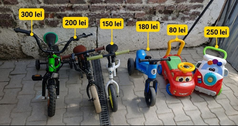 Biciclete copii.