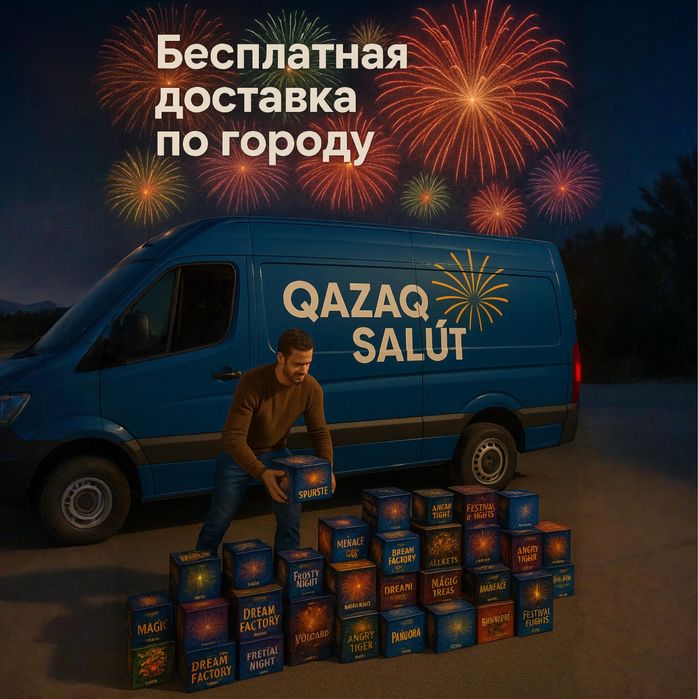 Салюты с установкой — профессионально и ярко