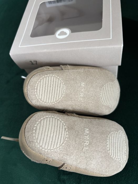 Pantofi Mayoral maro cu siret pentru bebe 17