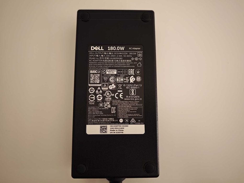 Докинг-станции Dell WD19tbs 180W, WD15 130W, wd15 180W