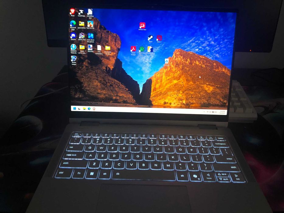 Laptop Lenovo YOGA 7 2in1 120Hz + PEN : 1TB SSD / 32GB RAM | 3K OLED, Touchscreen | Garantie ALTEX | RYZEN AI 7 350