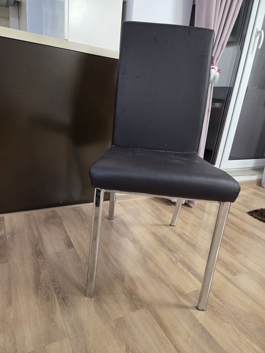 Set 8 scaune dining | Cadru metalic | Ideale bucătărie / restaurant