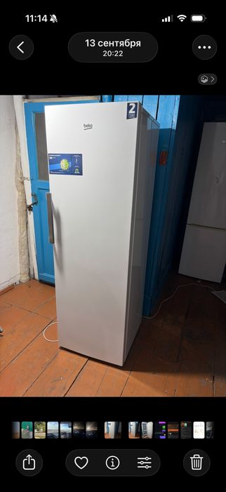 Вертикальный морозильник beko