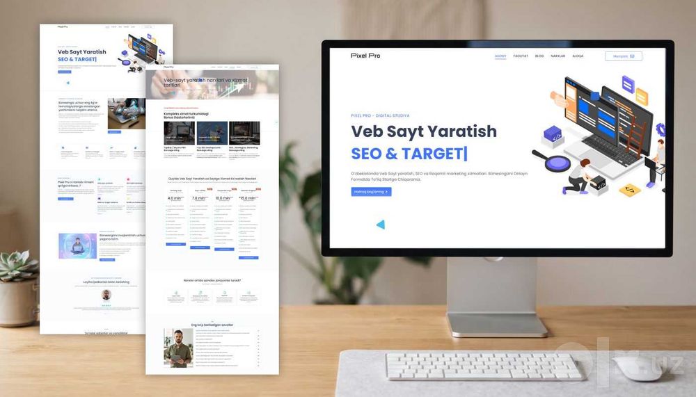 Veb Sayt Tayyorlash | Lid (lead) forma | Lending | Internet Magazin
