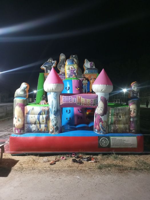 Батут 4/7 битта сезон ишлатилган