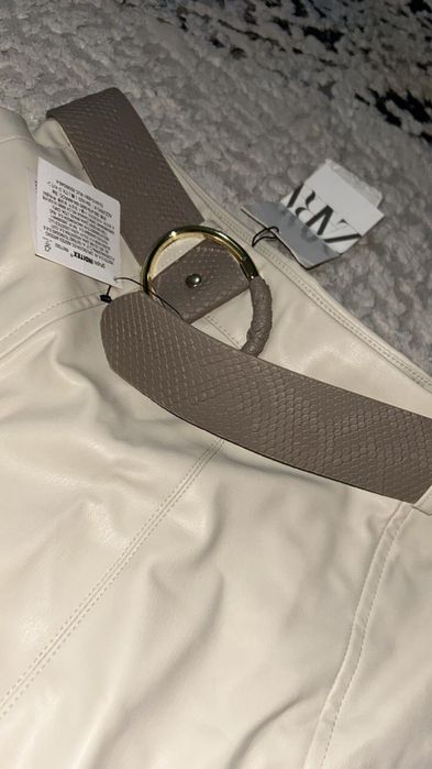 Юбка ZARA кожанный