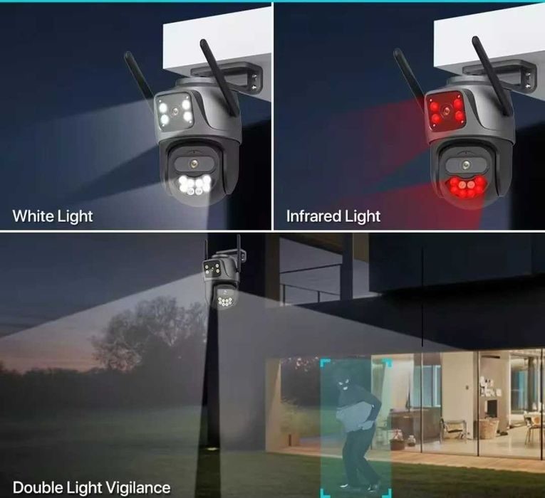 WIFI камера за наблюдение Card/Cloud 10X увеличение, 360 ротация, IP66