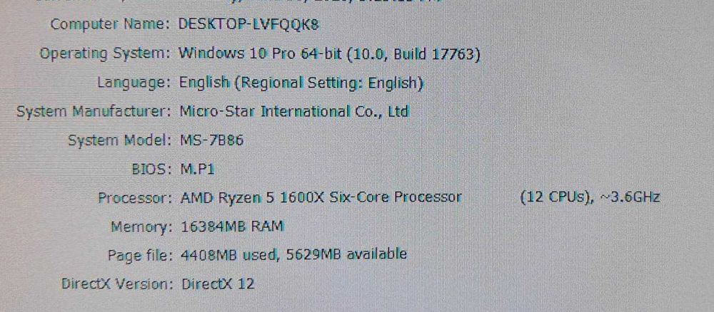 PC Gaming Ryzen 5 1600X/Video GTX 1060/16 GB DDR4/SSD+HDD/GTA5/CS GO,etc