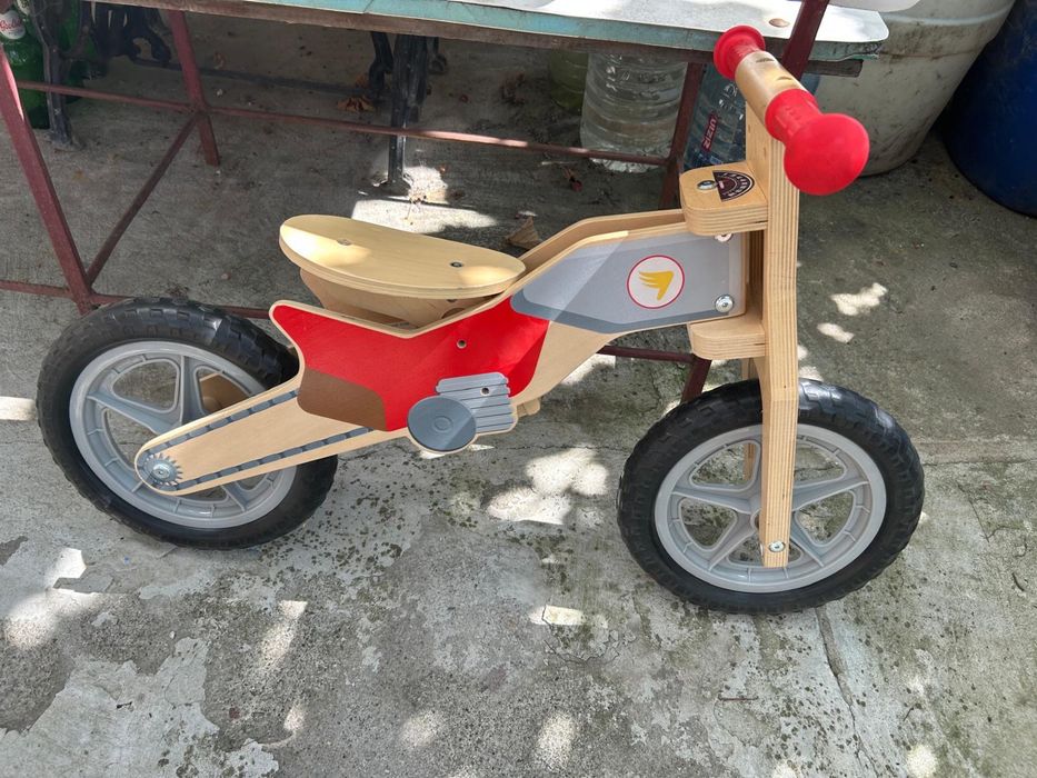 Bicicleta de echilibru lemn