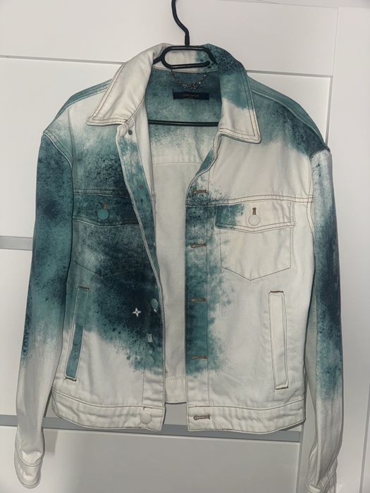 geaca blugi louis vuitton