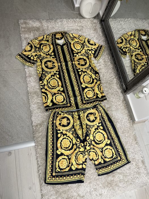 Compleu Versace din satin colectie noua vara