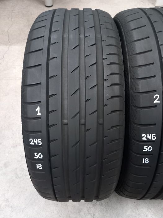 245/50/18 4бр.CONTINENTAL ContiSportContact3 SSR(RSC)Неразличи от НОВИ