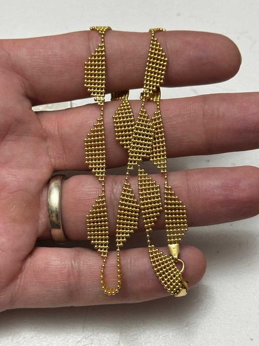 COLIER AUR 18K - La baza gatului - Cu Bilute - 11g. - 585 lei/gr. !