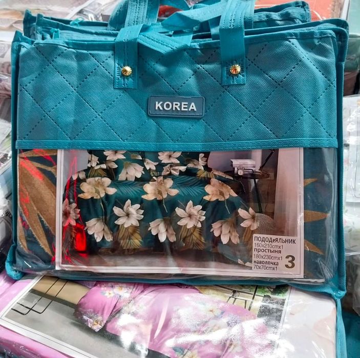 1.5 спальный комплект хлопок