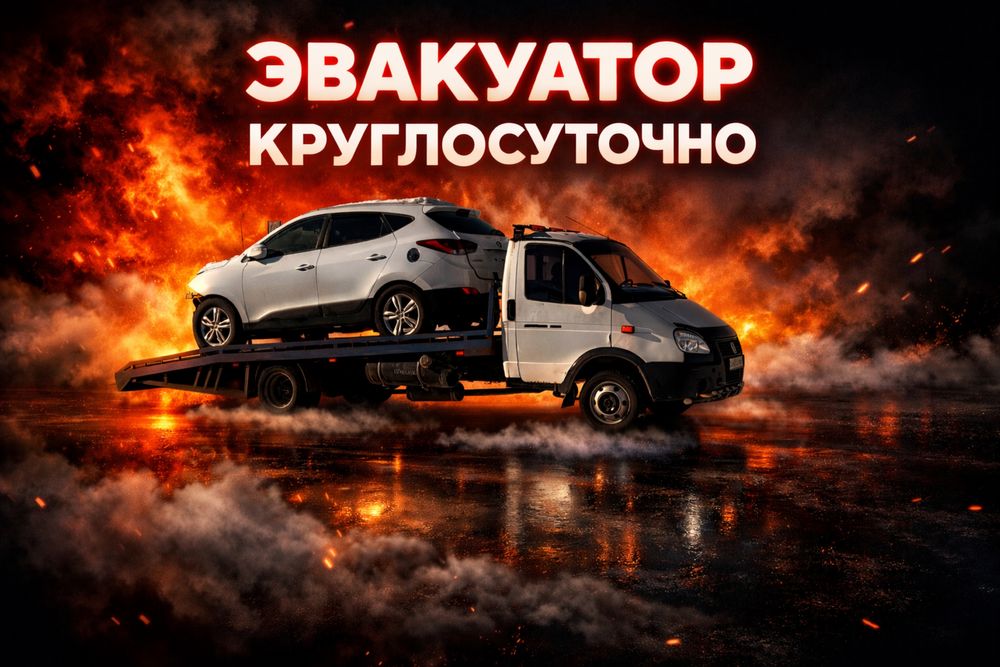 Жедел эвакуатор шақыру — артық сөзсіз.