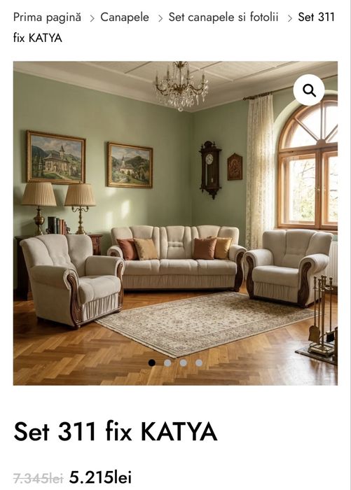 Canapea si fotolii living-Elvila. Ultimele doua poze sunt pentru atentie!