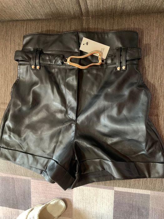 Кожени къси панталони RIVER ISLAND