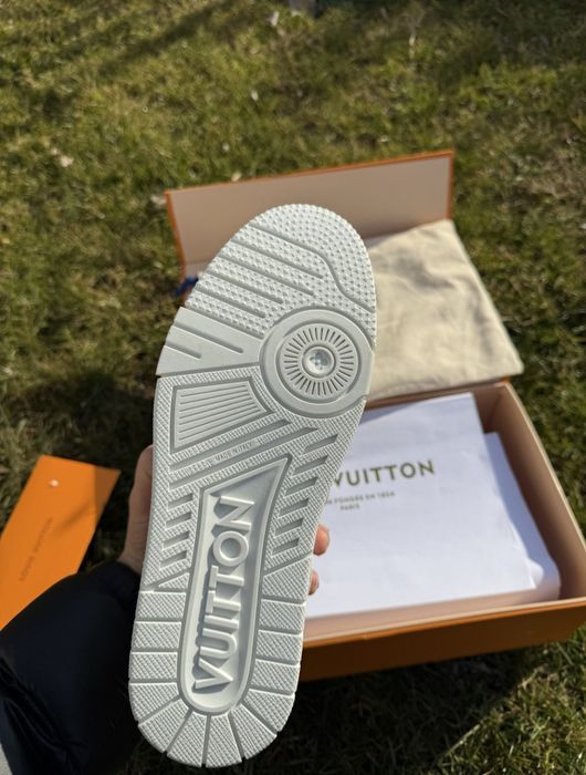 Adidasi Sneakersi Louis Vuitton FULL WHITE Skate Trainer