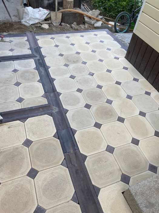 Укладка брусчатки