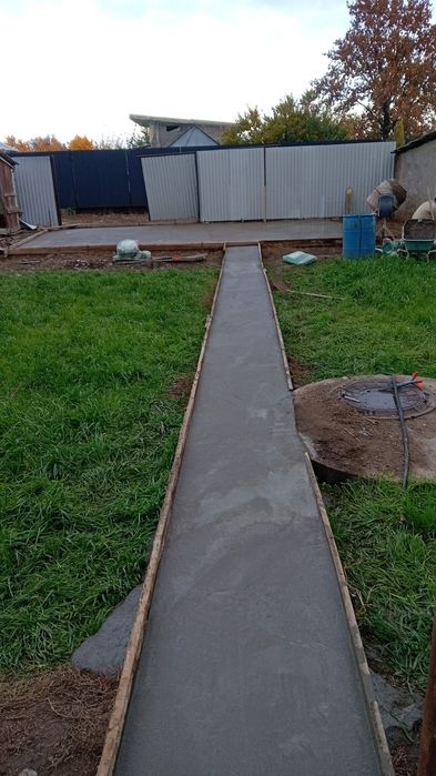 Бетонные работа, стяжка