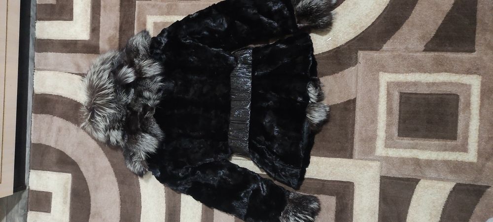 Шуба короткая кролик