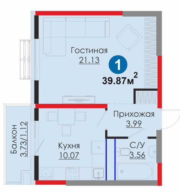 Бизнес-класс по ВЫГОДНОЙ  цене, Мирабад, 1 комнатная = П\в 12 604у.е.