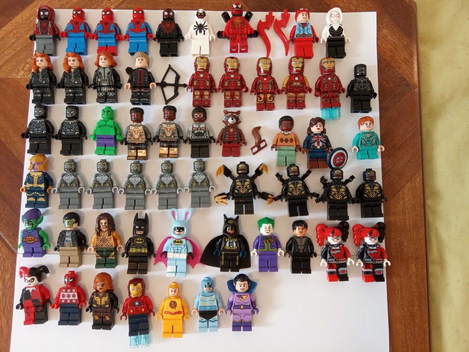 Lego minifigurine super eroi DC si Marvel, TMNT, batman, superman etc