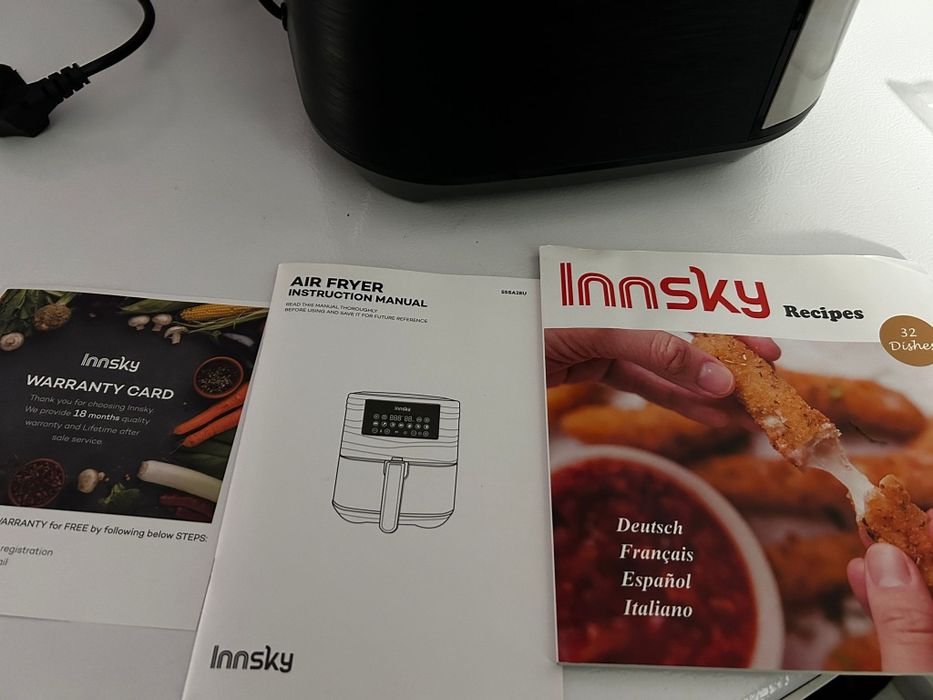 Friteuza cu aer cald Innsky 1700 W la jumatate de preț !