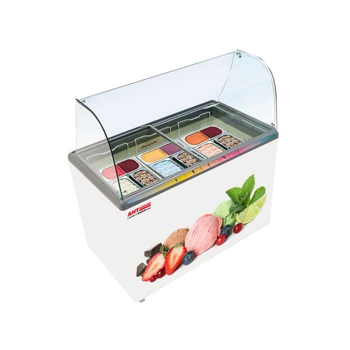Vitrina Gelato / AHT Sao Paulo H 125 cm / 9 AROME / NOU