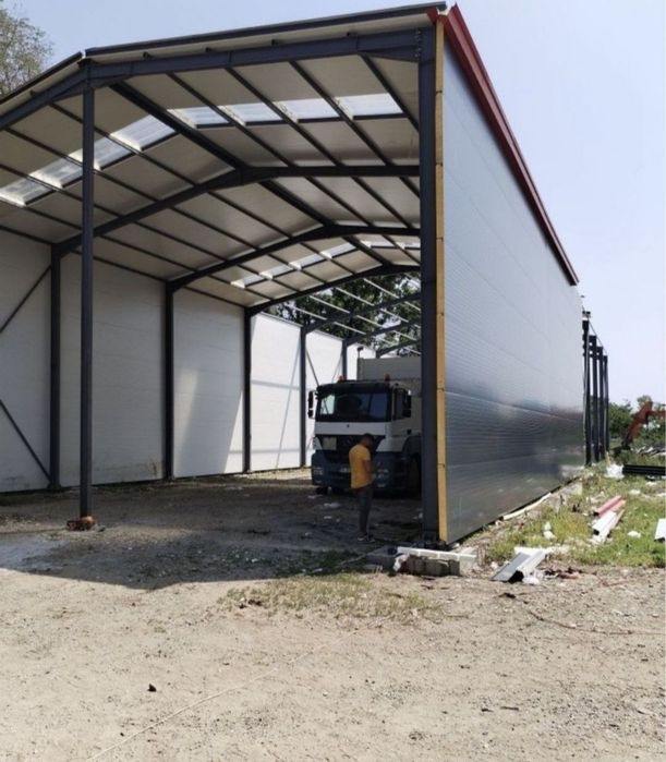 Vând hală metalică spălătorie auto service auto