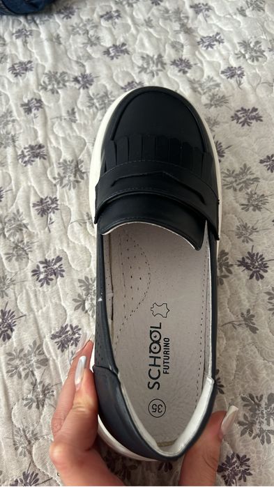 Лоферы школьные на девочку