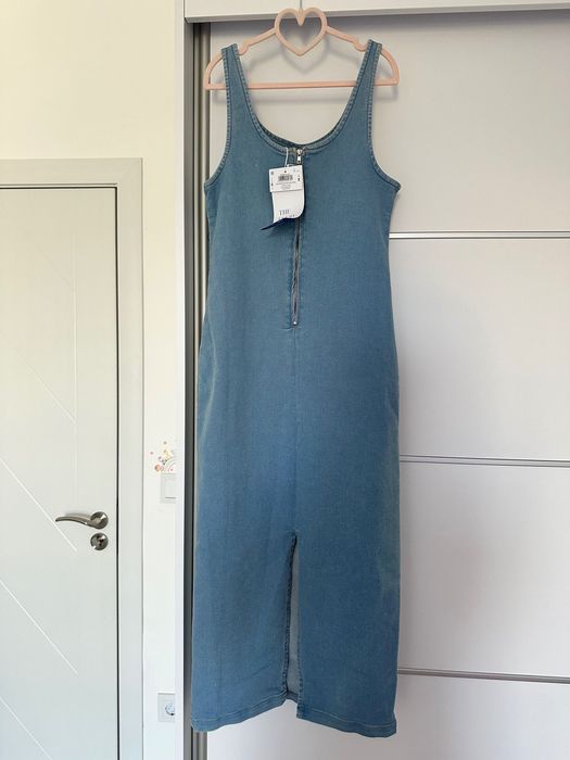 Дънкова дълга рокля