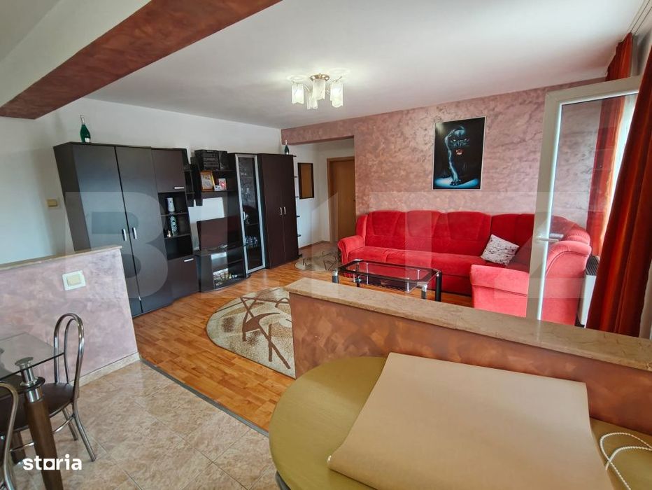 Apartament 2 camere, mobilat, parcare, zona Centrala Gilau