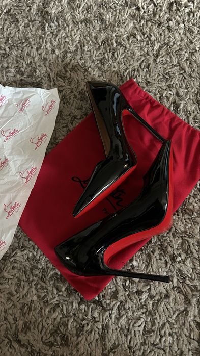 Pantofi Christian Louboutin piele naturala pe comanda